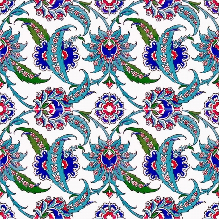 20x20 AC-1 Hancer Leaf Patterned Cini Tile, carrelage Kütahya, carreaux de mosquée, bain turc, mosquée arabe, décoration de salle de bain, prix, exemples