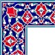 Kutahya tiles, izik tiles, Mosque tiles, Patterned ceramic porcelain tiles, Turkish baths, maroc, arabic tiles, Rumi patterned Kutahya Cini Border prices