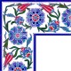 Kütahya china, iznik china, Mosque tiles, Patterned ceramic Porcelain tiles, Turkish bath, maroc, arabic tiles, Tulip Patterned Cini Bordur prices