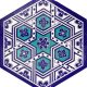 AL-7 Turkmen Hexagonal Ceramic Tile, Turkish Ceramic, Kütahya Ceramic, Turkish bath, mosque, Bathroom, hotel decoration prices, hexagon tile, decorations,