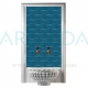 10x20 Turquoise Bowtie Ceramic Tile Turkish Bath Board