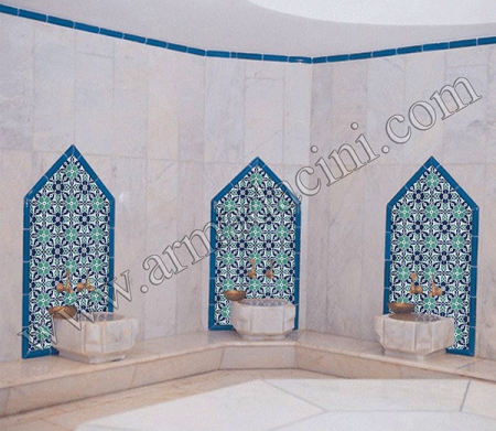 Kütahya tiles, iznik tile, Mosque tiles, Patterned ceramic porcelain tiles, Turkish bath, maroc, arabic tiles, Selcuklu Patterned Cini Karo prices