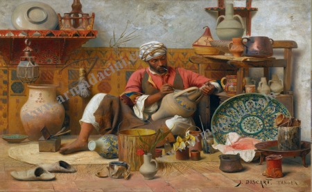 09 Ottoman Period Painting Painting Pottery ottoman palace