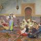 08 Osmanlı Türk Hamamı Sahne Dansöz Resmi ottoman palace turkish bath oriental women girls
