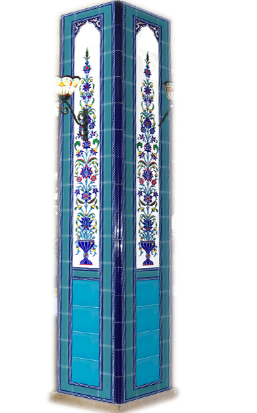 Mosque Tile Columns models and samples