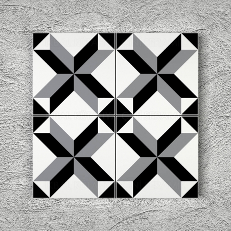 20x20 YÇ-04 Patterned Floor Tile