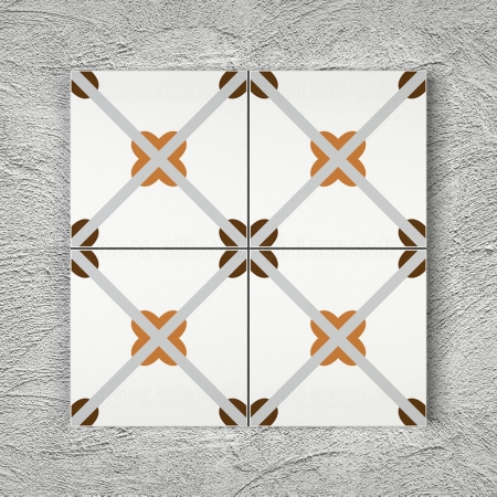 20x20 YÇ-09 Patterned Floor Tile