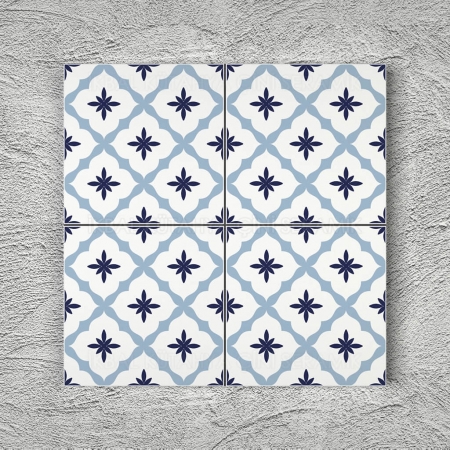 20x20 YÇ-38 Patterned Floor TileOttoman Turkish bath Hotel mosque decoration exterior ceramic Floor tile