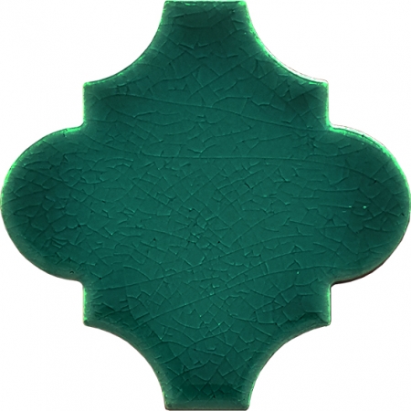12x12 Ottoman Düz Arabesk Yeşil Çini arabeque orıental ceramic tile