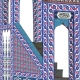 240x300 KS 26 Tek Taraflı Cami Minberi 240x300 kS 26 Tek Taraflı Cami Minberi Kütahya çini cami minberleri minber fiyatları mimber çinileri mosque masjid tile islamic decoration