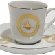 Ar 691 Osmanlı Tuğralı Fincan Takımı osmanlı armalı porselen kahve fincanı ottoman turkish coffe cup