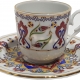 Ar 693 Altın Yaldız Porselen Fincan Takımı türk kahvesi fincan takımı desenli porselen turkish porcelain coffe cup