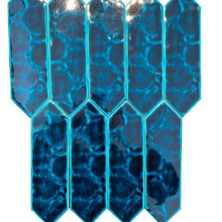 Armada Çini 9X30 Bella Gölgeli Petrol Mavisi Çini Seramik