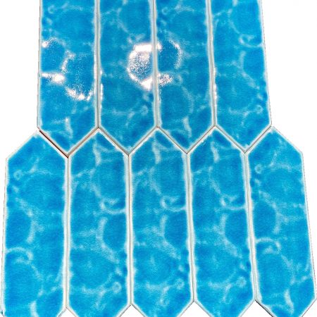 Armada Çini 9X30 Bella Gölgeli Turkuaz Çini Seramik