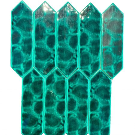 Armada Çini 9X30 Bella Gölgeli Yeşil Çini Seramik